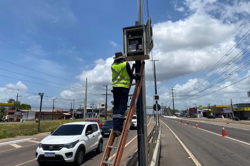 Ipem fiscaliza dispositivos que medem a velocidade de veículos em Macapá